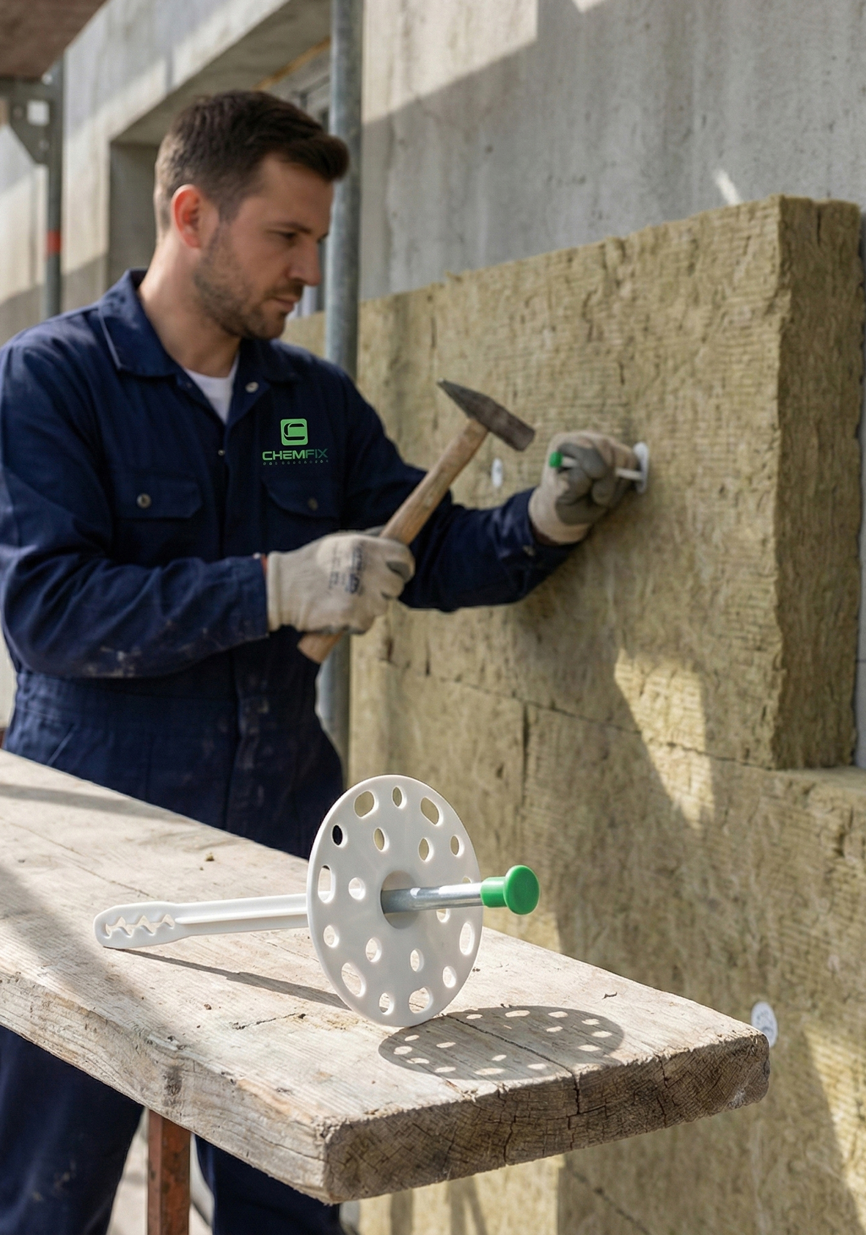 TAŞ YÜNÜ DÜBELİ Uygulama Görseli